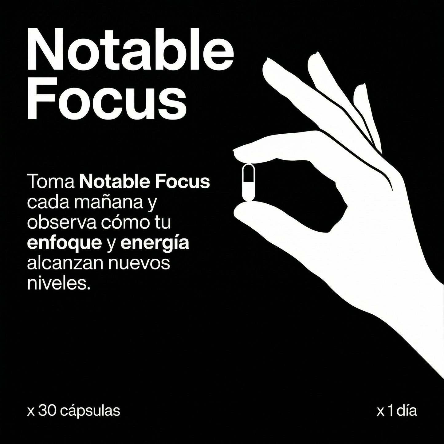 Notable Focus l Energia Concentracion & Claridad Mental